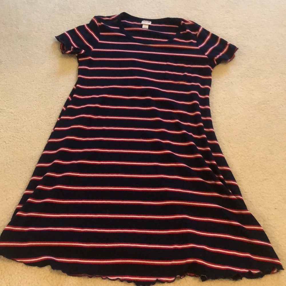 red white and blue cute skirt